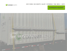 Tablet Screenshot of conceptinabox.com